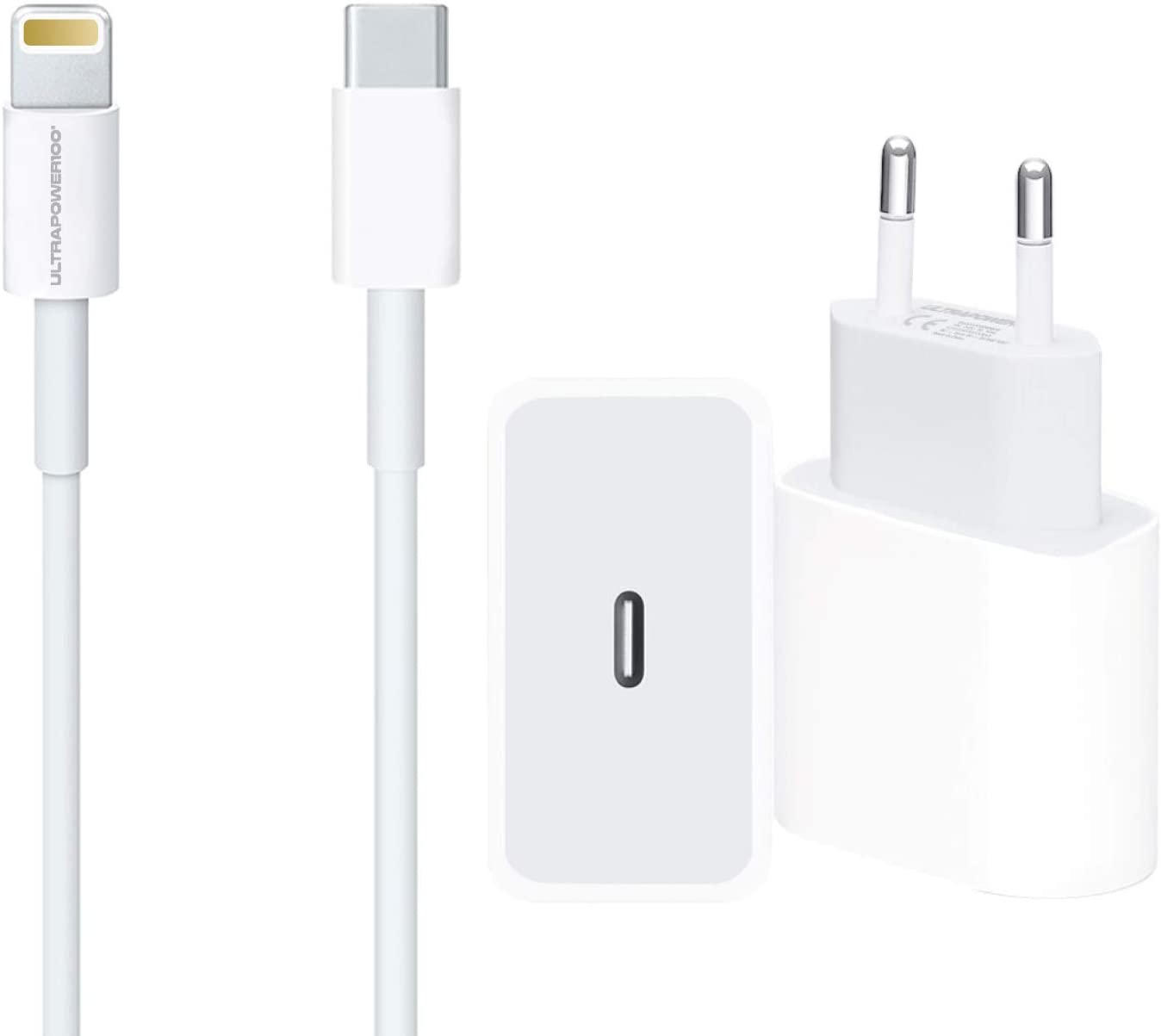 Chargeur Rapide Complet USB-C Vers Lightning Original Apple