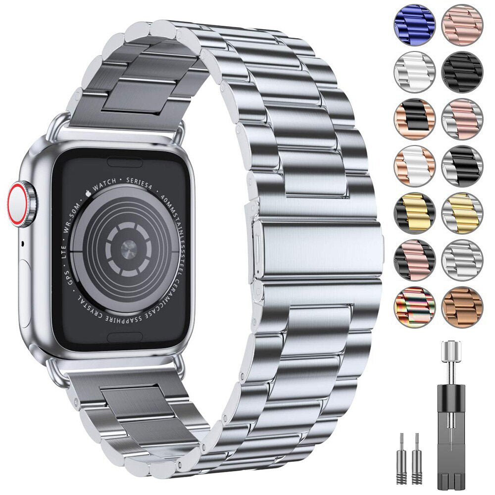 Bracelet Apple Watch en acier